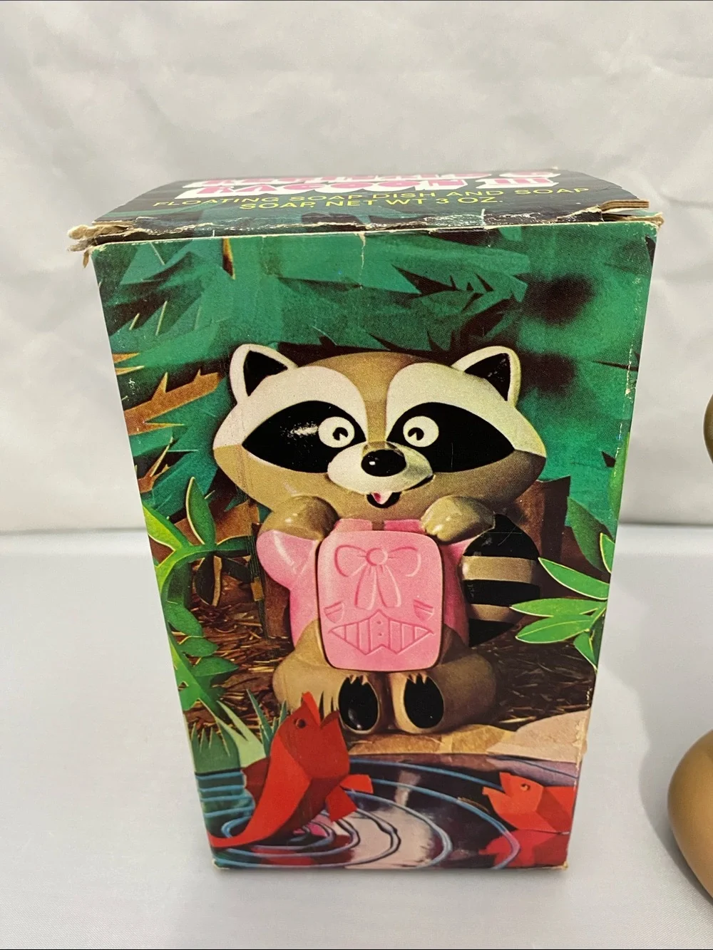 Avon Reginald Raccoon Floating Soap Dish